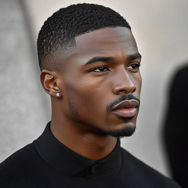 37 Temp Fade Black Men Styles