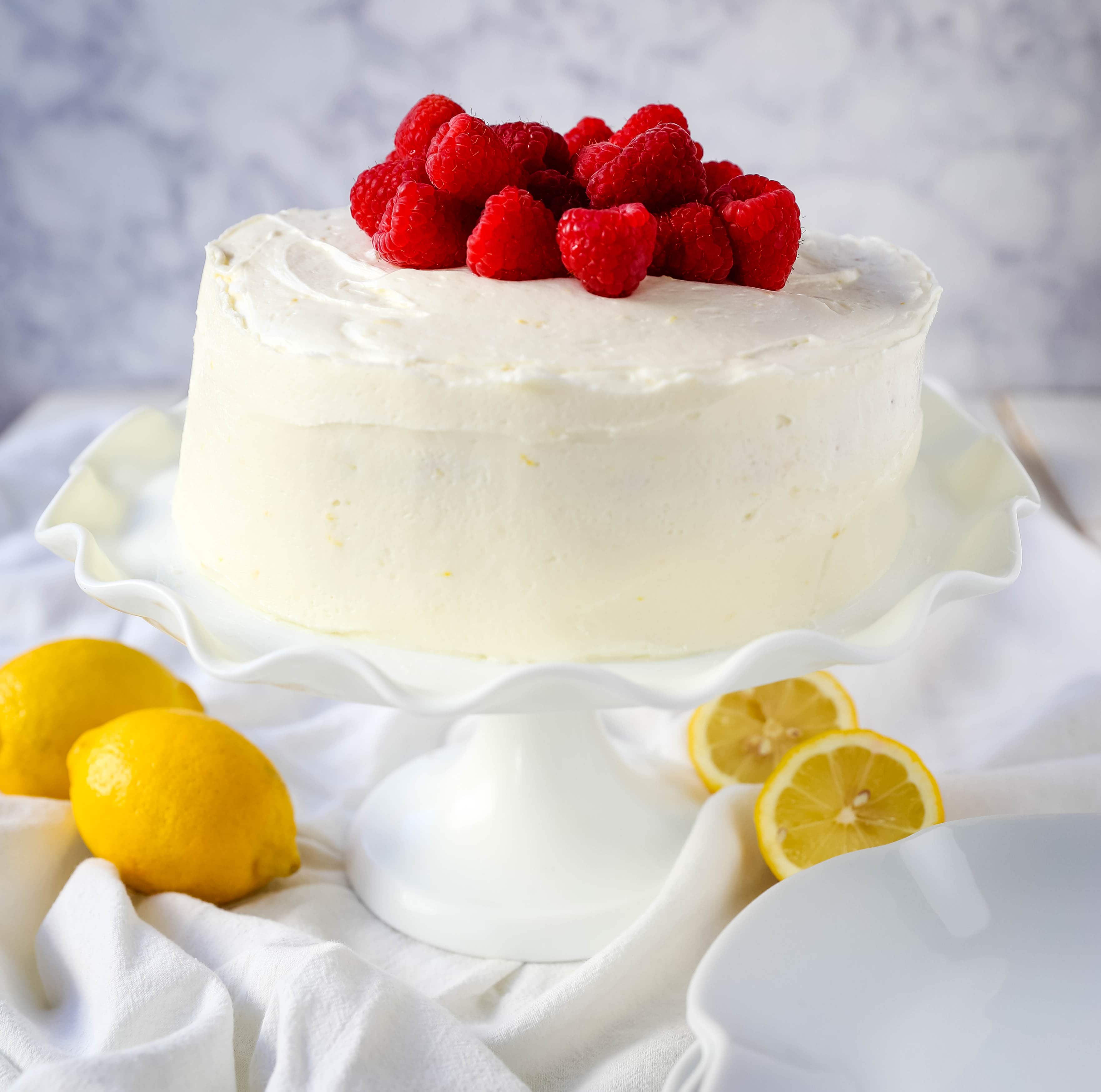 Lemon Raspberry Cake Modern Honey