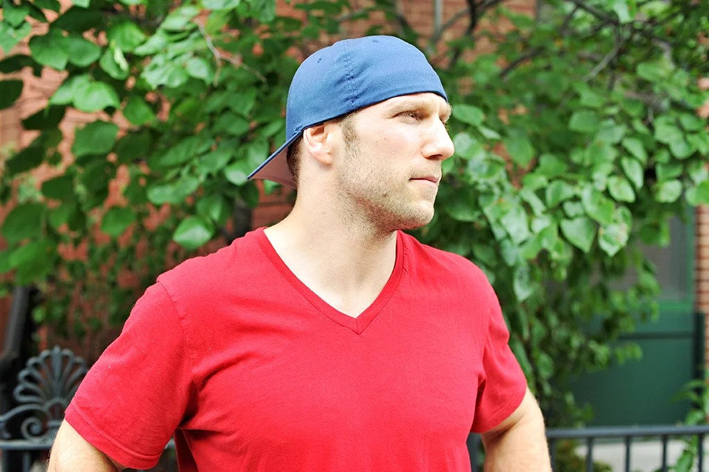 Sale > guy wearing baseball cap > in stock