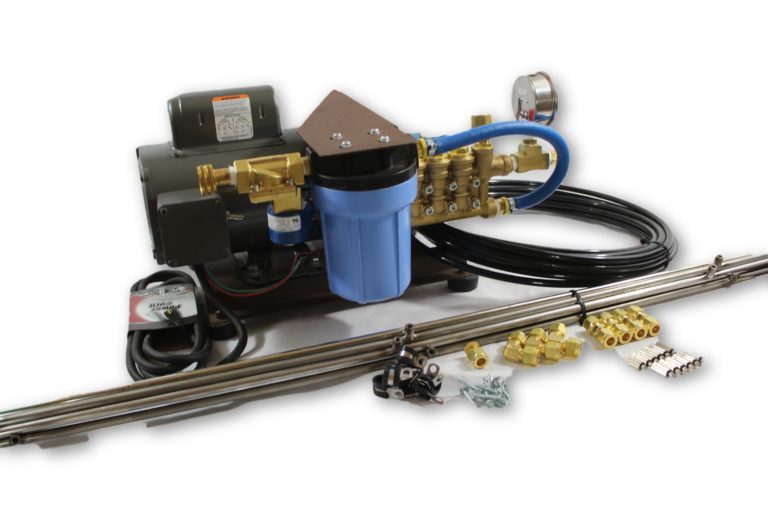 Silver 20' DIY Misting Kit 24" OC Mist Cooling System Parts
