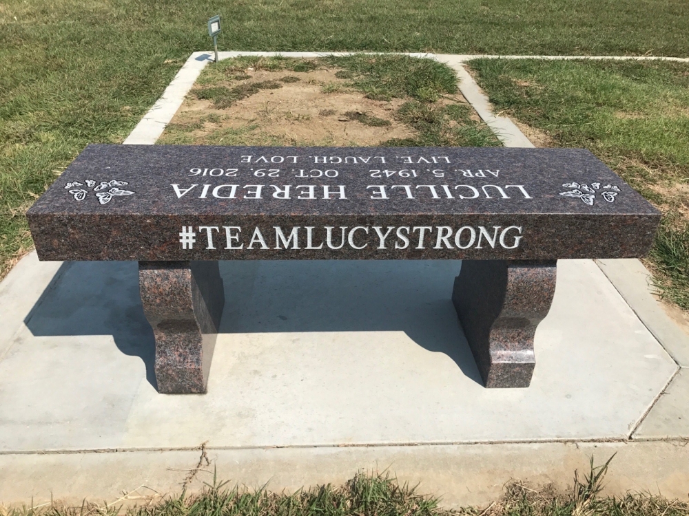 Granite Memorial Benches Modern Monument Works