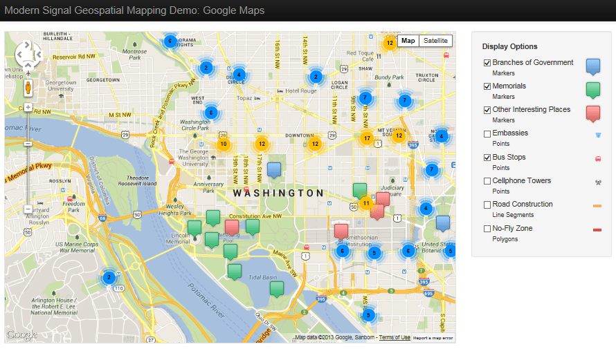 Modern Signal Dynamic Maps Ideas and Inspiration for Your Site