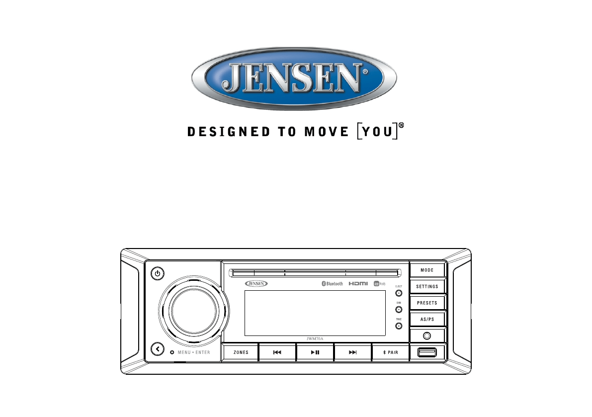 Mode d'emploi Jensen JWM70A (26 des pages)