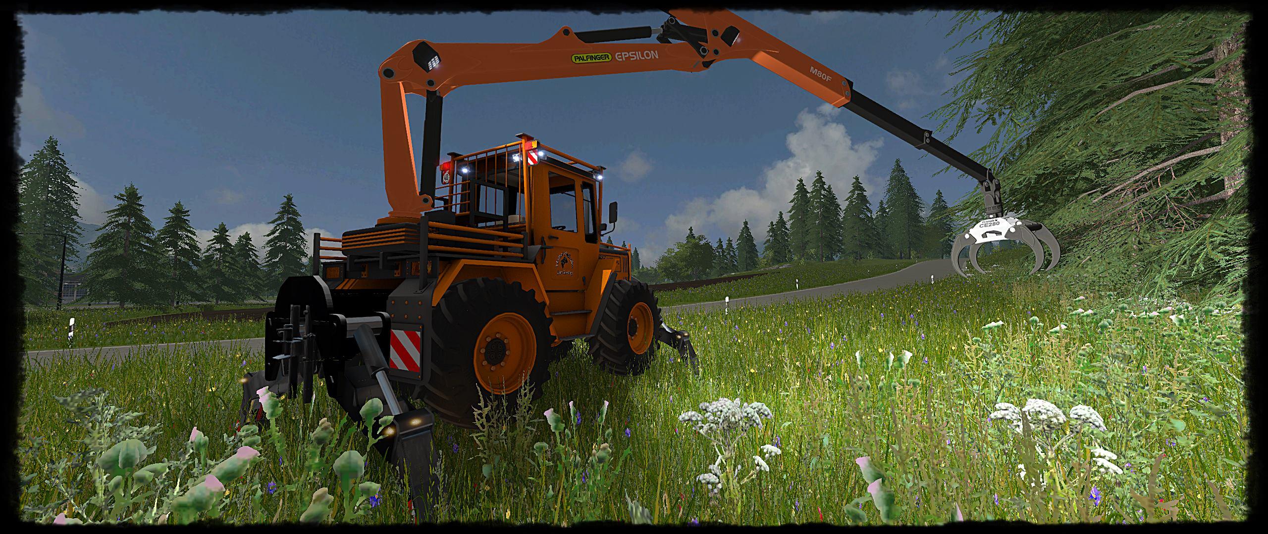 MB Trac 1000 Turbo Forstgreifer v1.0.0 Modhub.us