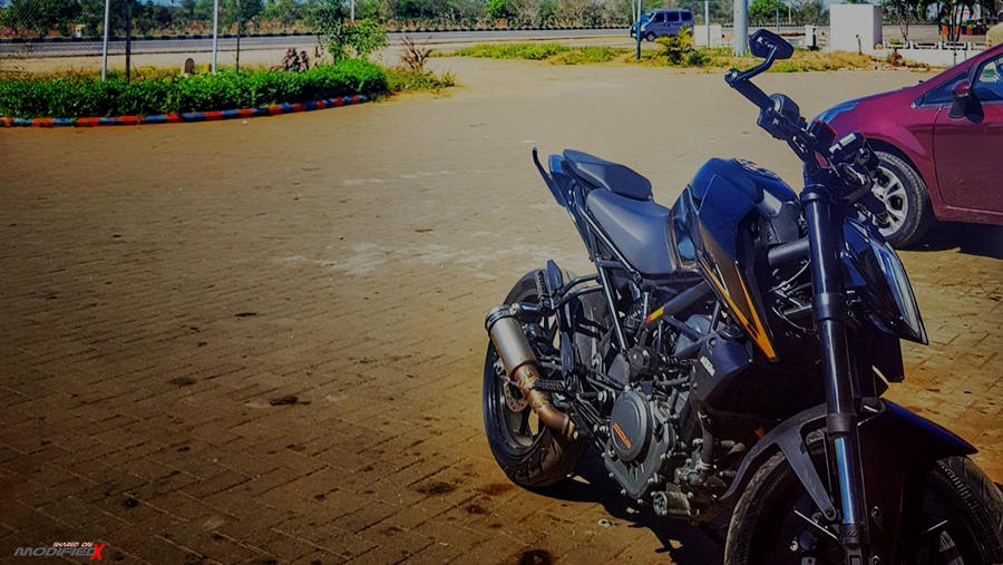 [Modified] New KTM Duke 390 2017 Gloss Black ModifiedX