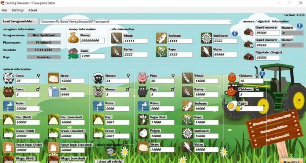 FS19 SaveGame Editor V 3.0 Farming Simulator 19 mod, LS19 Mod download!
