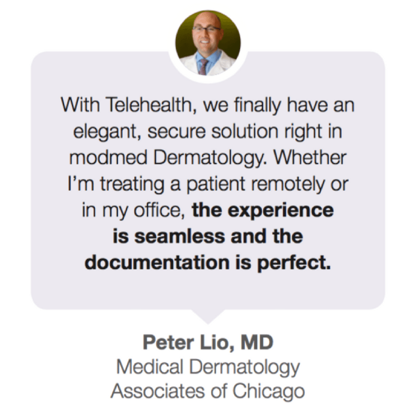 Here’s what your peers are saying about modmed Dermatology