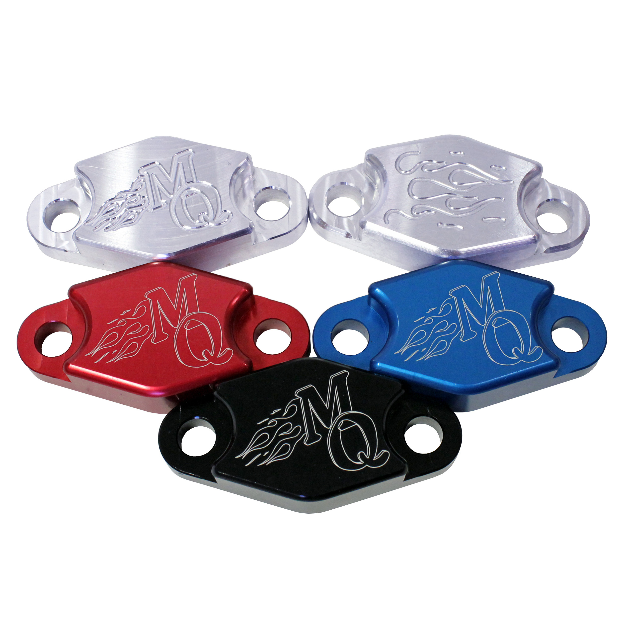 Body & Frame ATV Parking Brake Block Off Plate Anodized Gold Yamaha