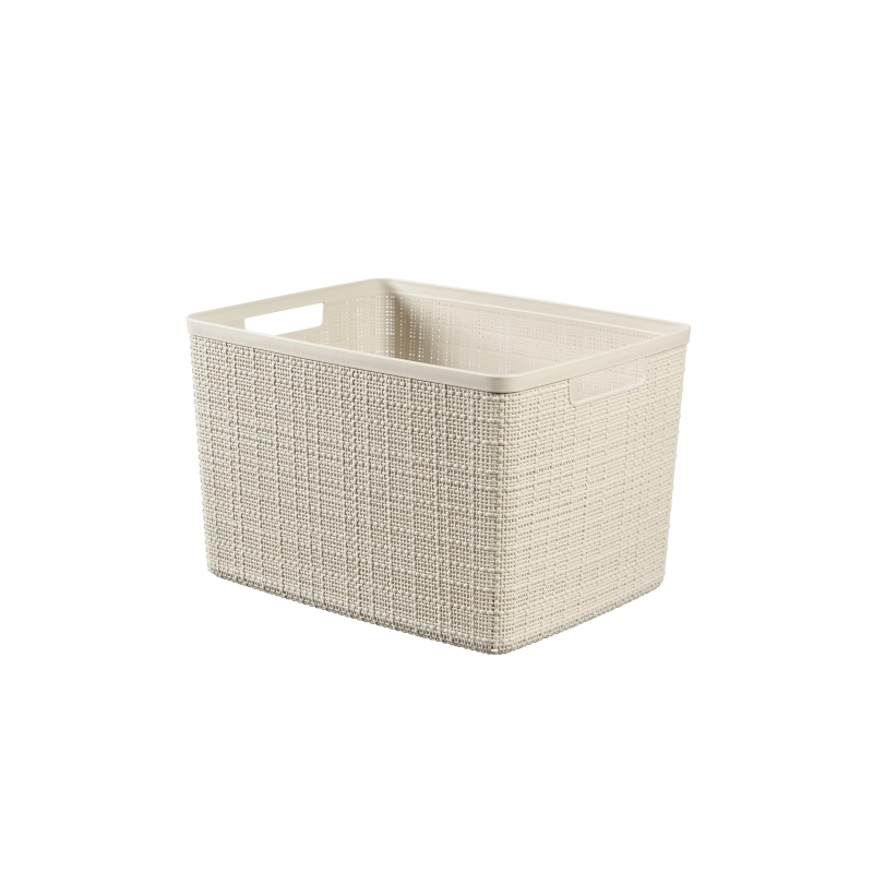 ⇒ Cesta rectangular jute curver 20l blanco roto Precio. Comprar con los Mejores Precios. Ofertas