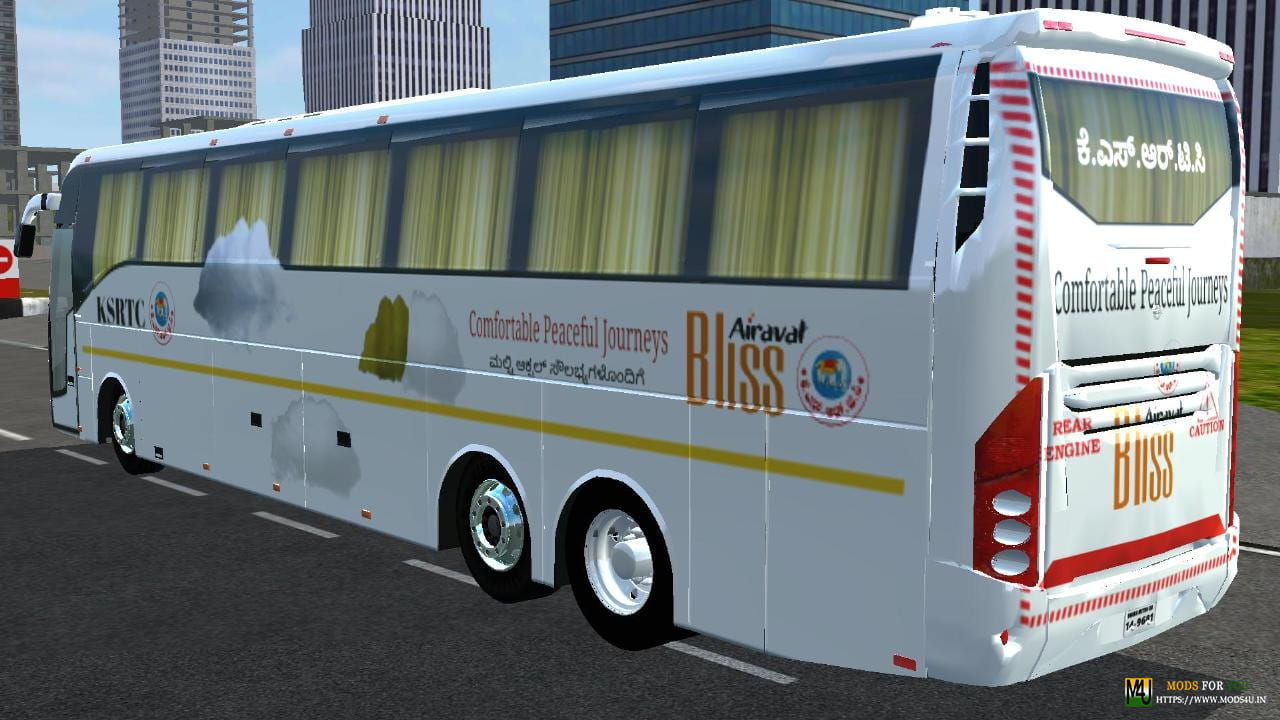 Ksrtc Bliss Bus skin for volvo 9400