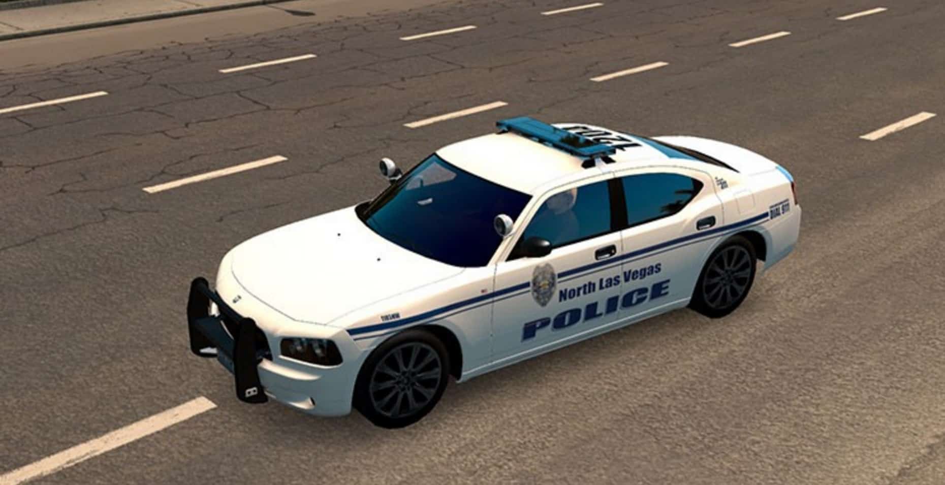 AI Police Dodge Charger Mod American Truck Simulator mod ATS mod