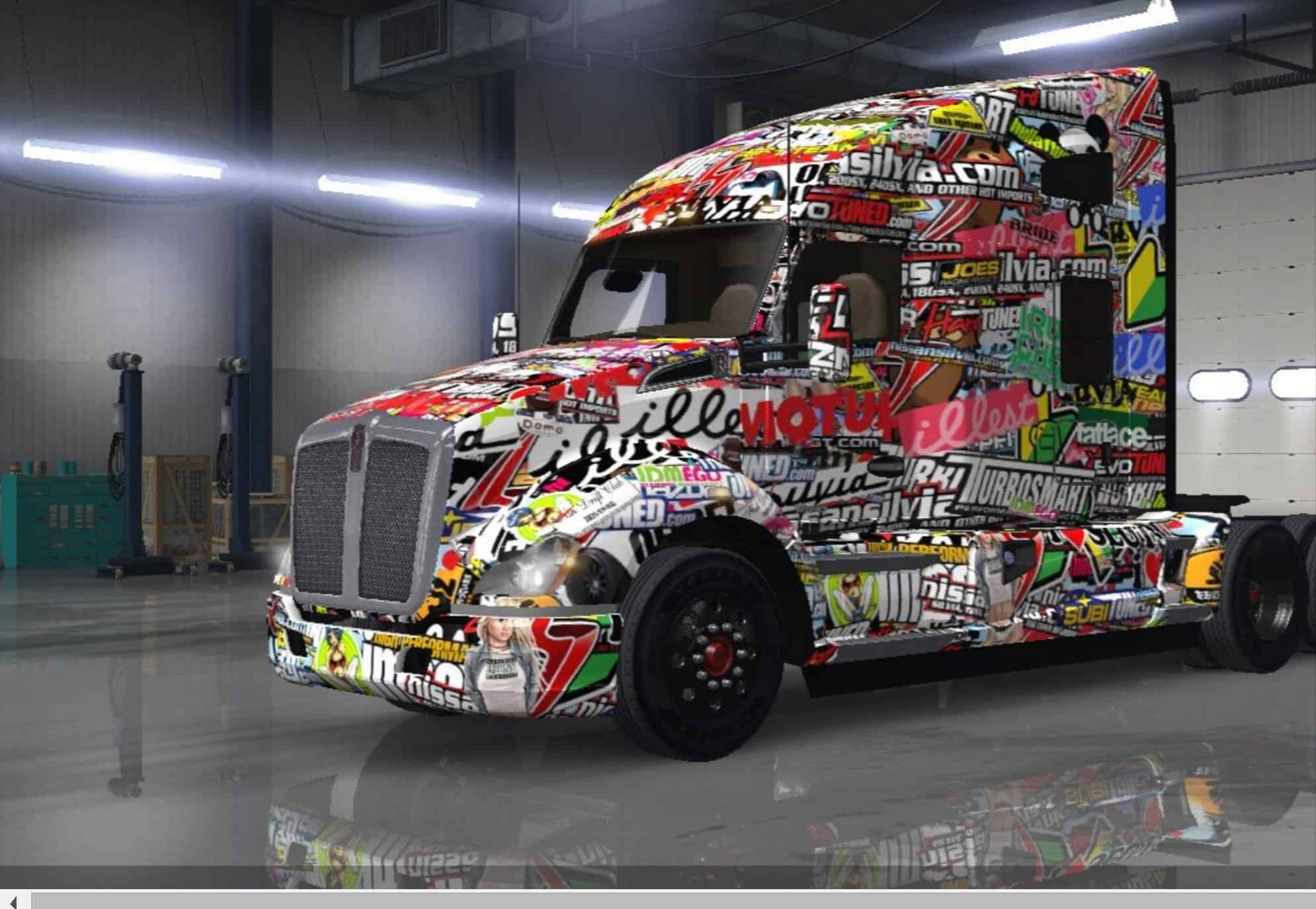 Sticker Bombing Skin Pack for ATS American Truck Simulator mod ATS mod