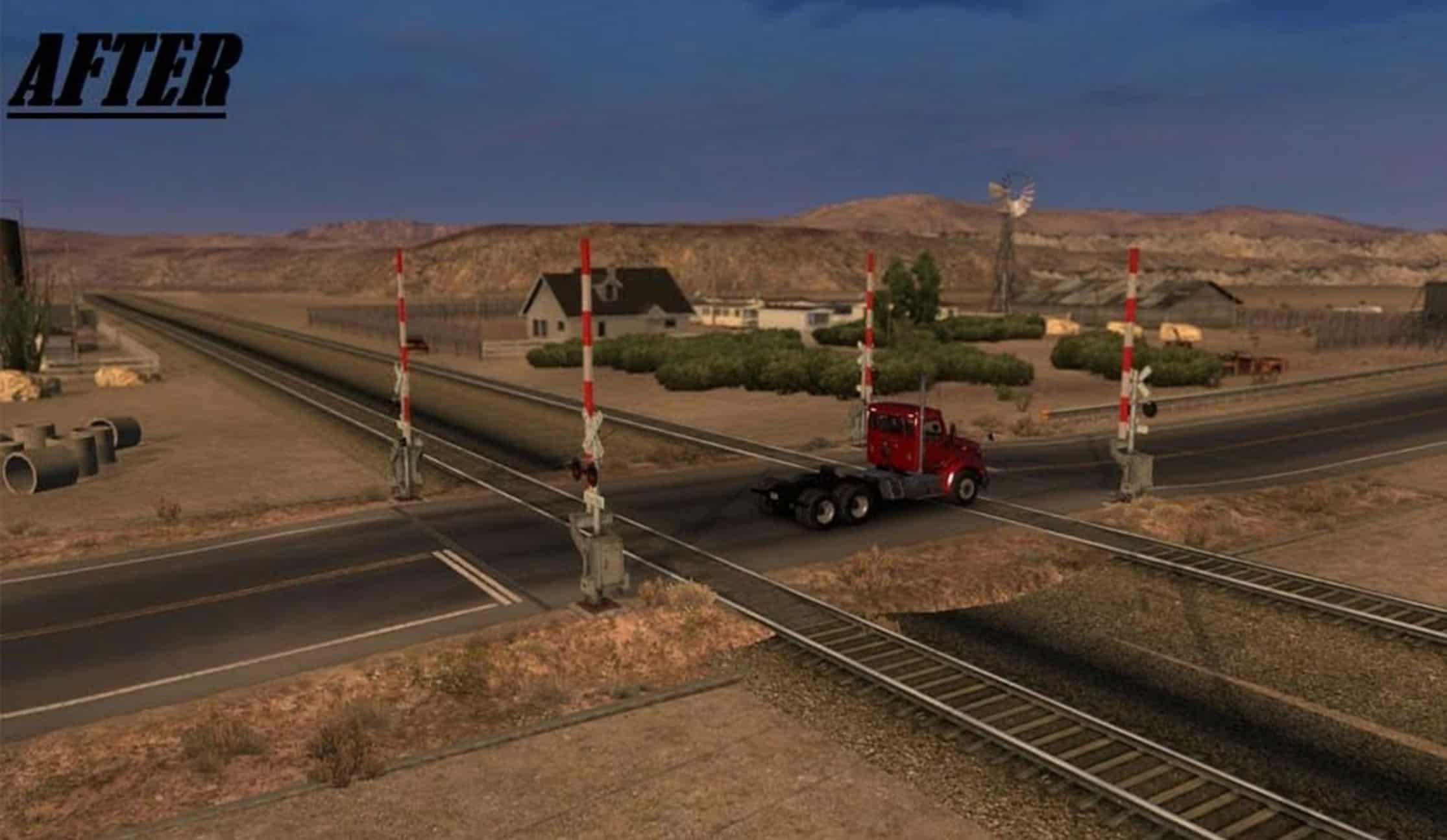 Route 93 RR Crossings Mod American Truck Simulator mod ATS mod