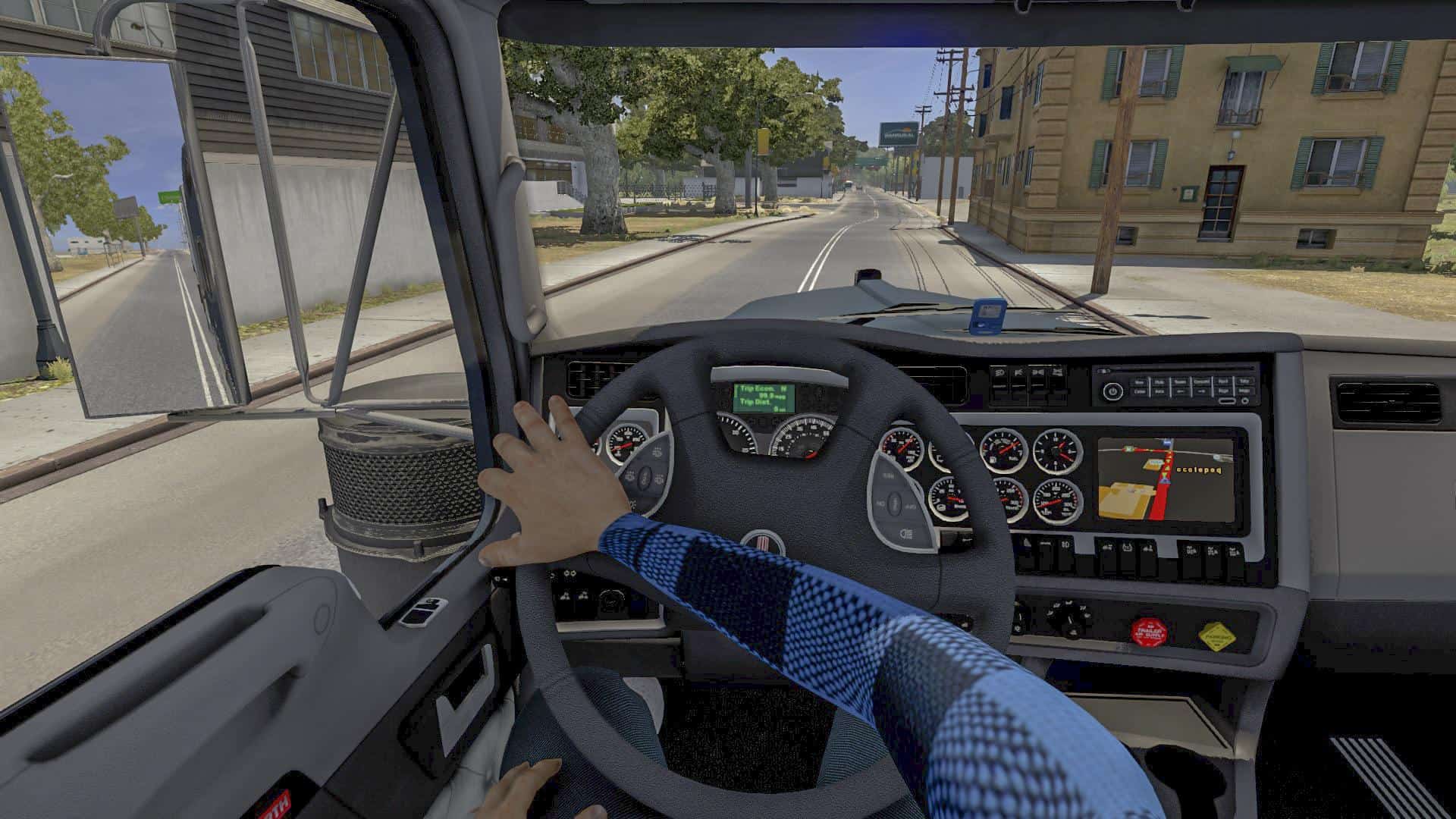 Interior Driver Mod [ANIMATED HANDS] ATS 1.40 American Truck