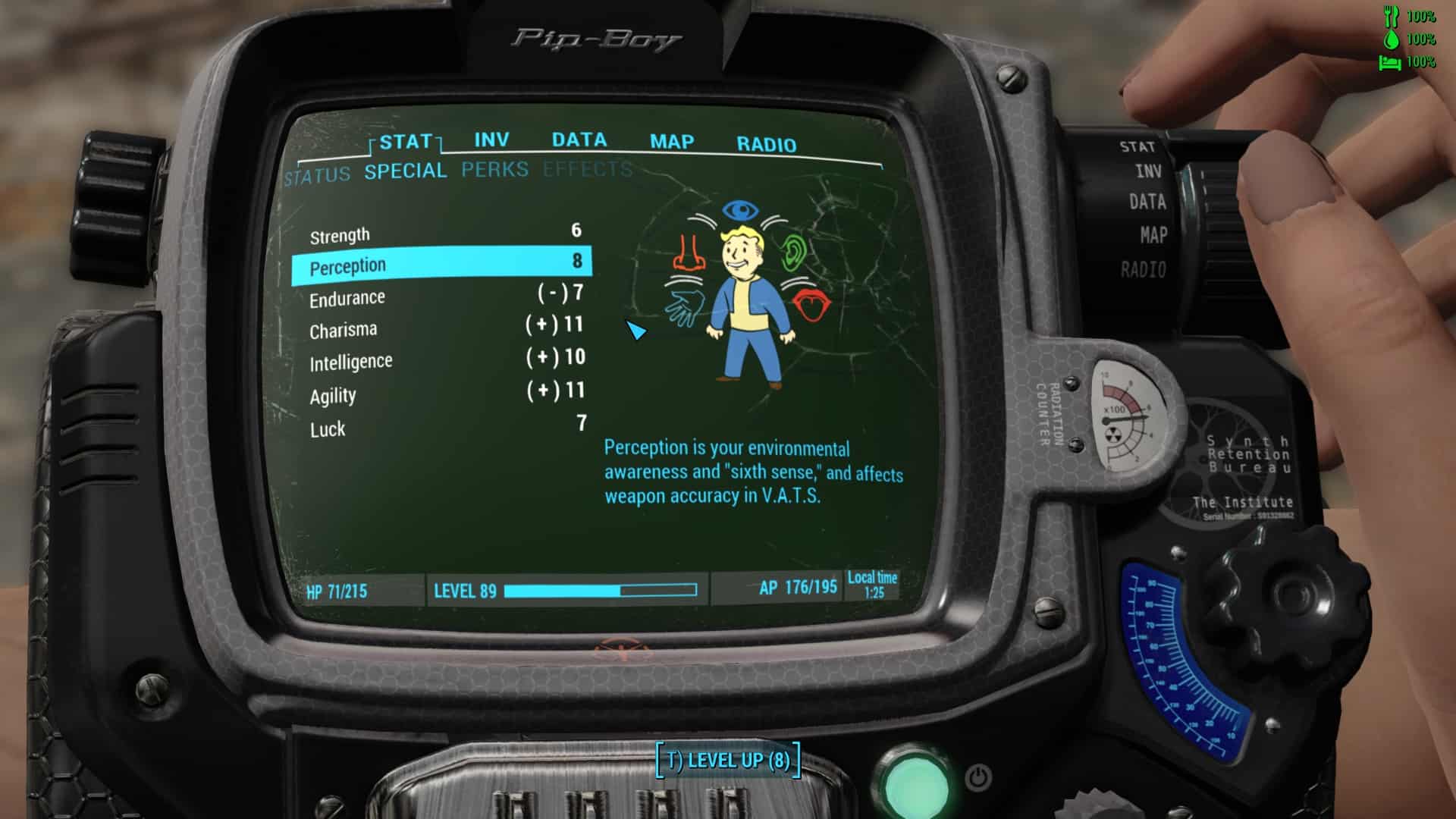 PipBoy dual colors Fallout 4 Mod Download