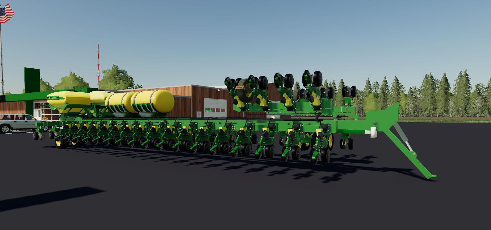 JOHN DEERE DB120 V1.0 FS 19 Seeders Farming Simulator 2019 Mods