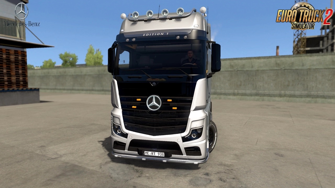 MercedesBenz Actros MP5 2019 + Interior v1.0 (1.37.x) ETS 2 Trucks