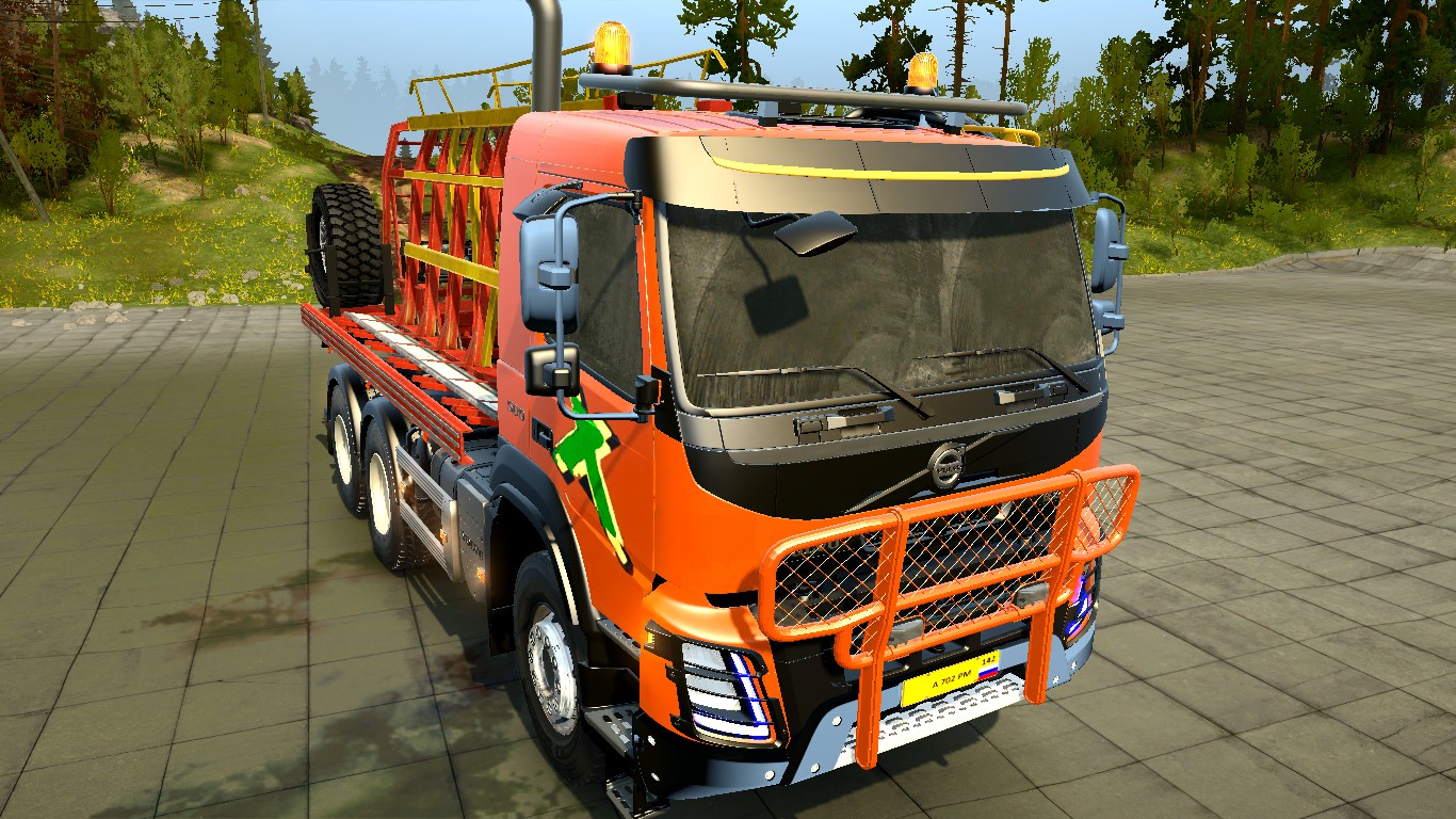 VOLVO FMX VERSION 2 (V10.06.19) Spintires MudRunner Trucks