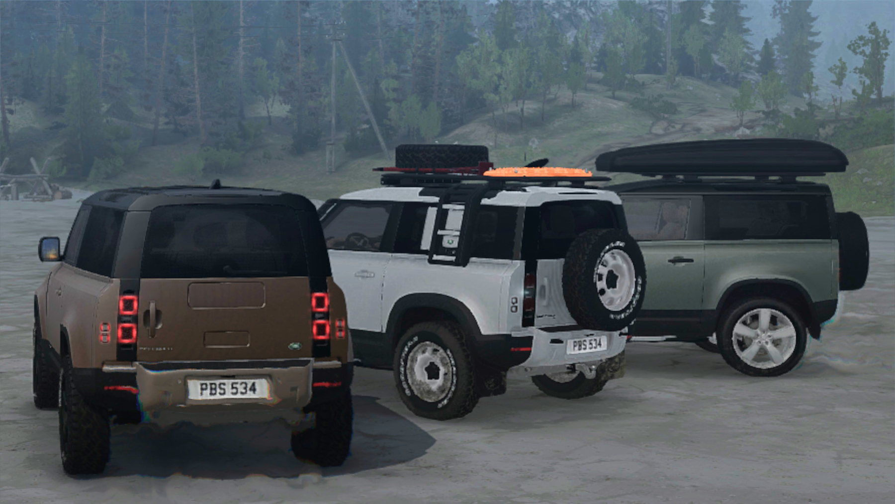 LAND ROVER DEFENDER 2020 Spintires MudRunner Cars Spintires