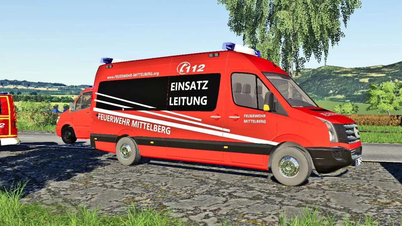 Firefighter pack 112MODDING v1.0 for FS 19 Farming Simulator 2017 mod, LS 2017 mod / FS 17 mod