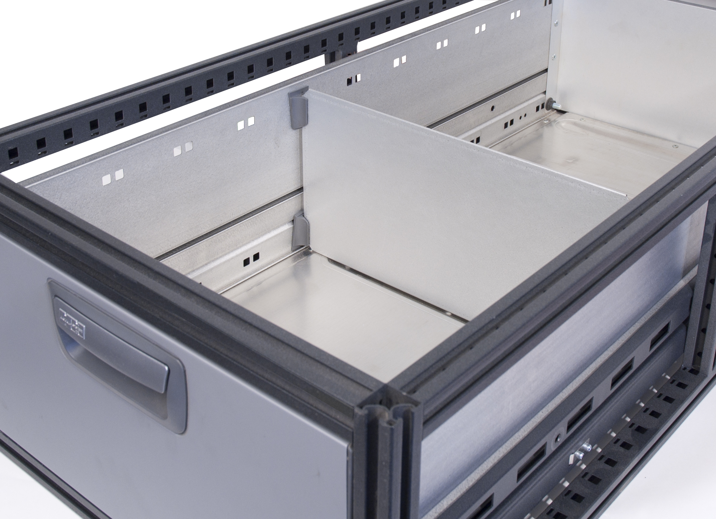 High dividers for extralong drawers