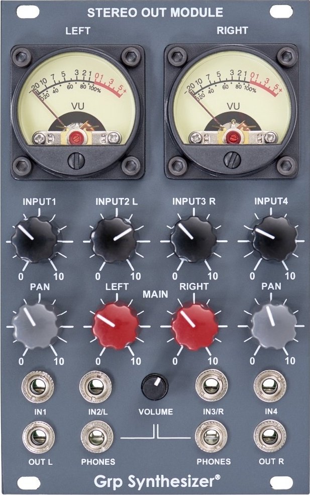 Grp Stereo Out Module Eurorack Module on ModularGrid