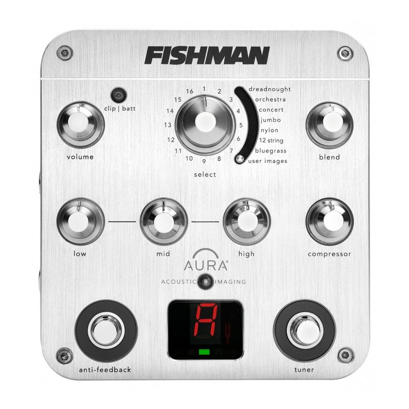 Fishman Fishman Aura Spectrum DI Preamp Acoustic Pedal Pedal on ModularGrid