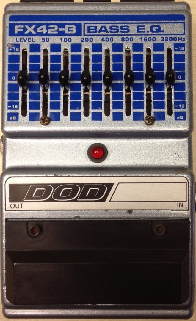 DOD FX42B Bass EQ Pedal on ModularGrid