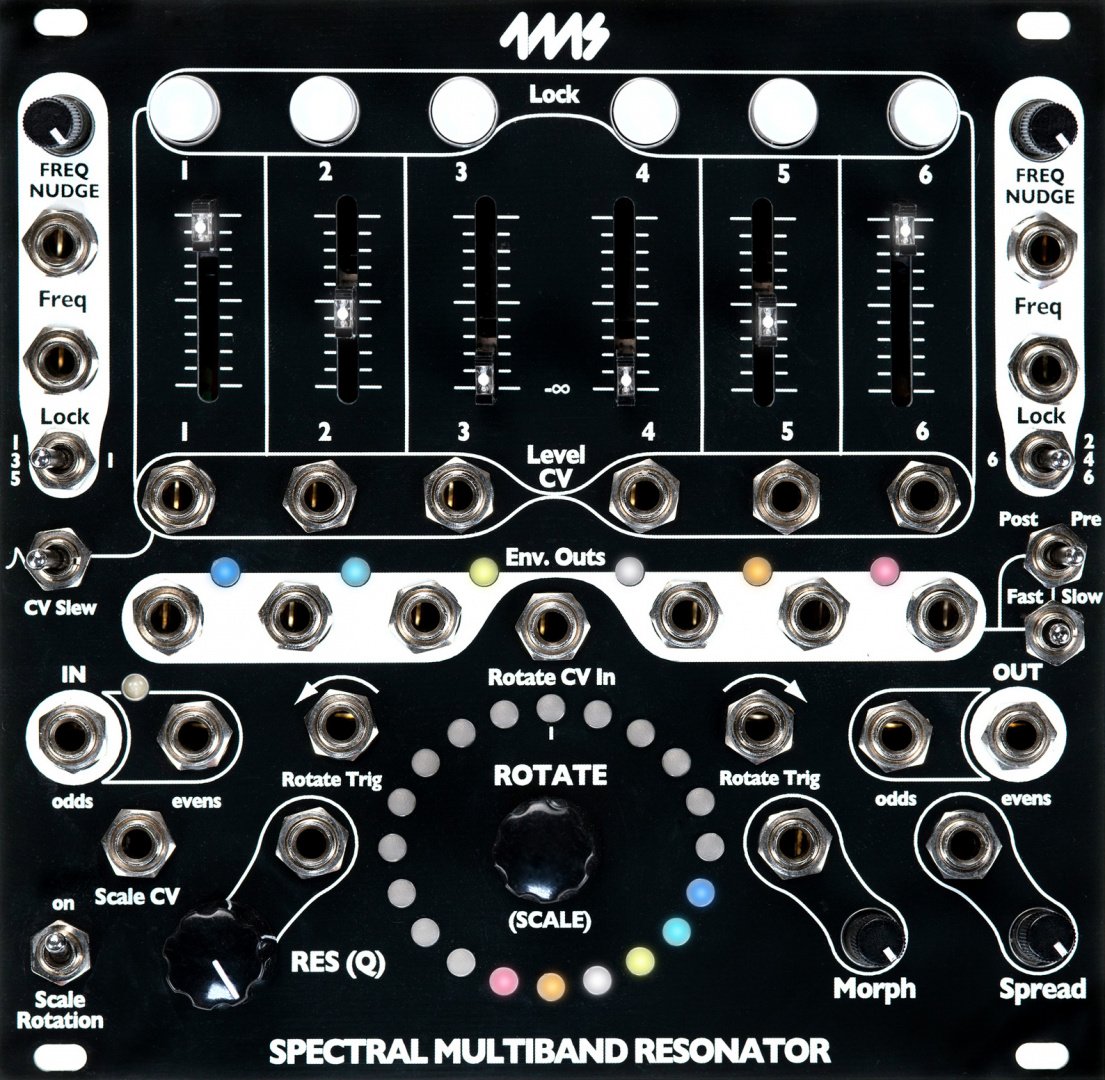 4ms Company Spectral Multiband Resonator Eurorack Module on ModularGrid