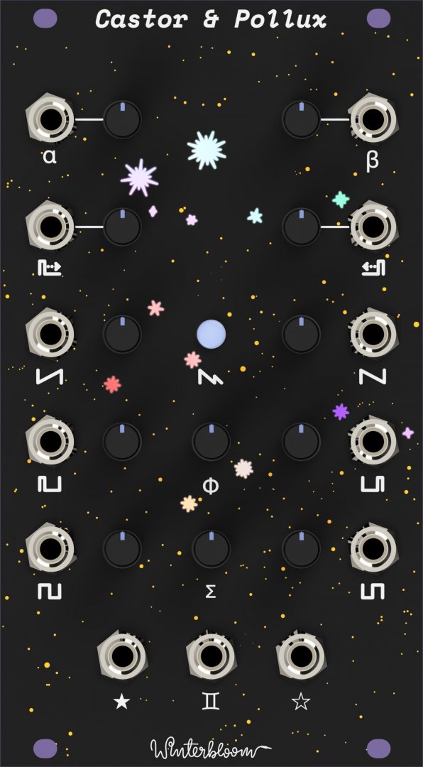 Winterbloom Castor & Pollux Eurorack Module on ModularGrid