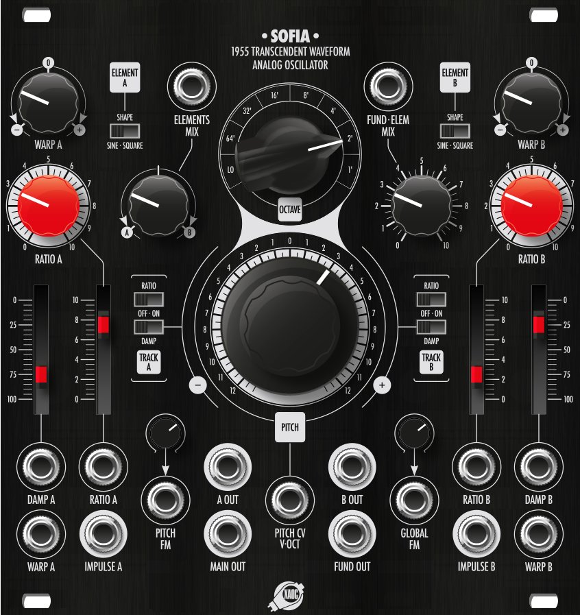 Xaoc Devices Sofia (black panel) Eurorack Module on ModularGrid