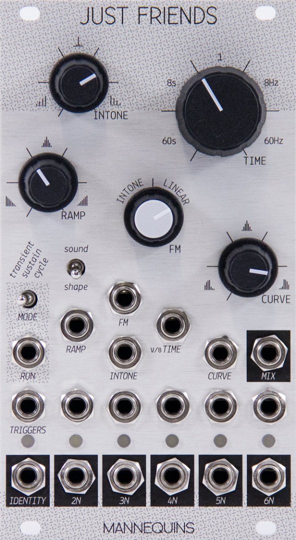 Mannequins JUST FRIENDS Eurorack Module on ModularGrid