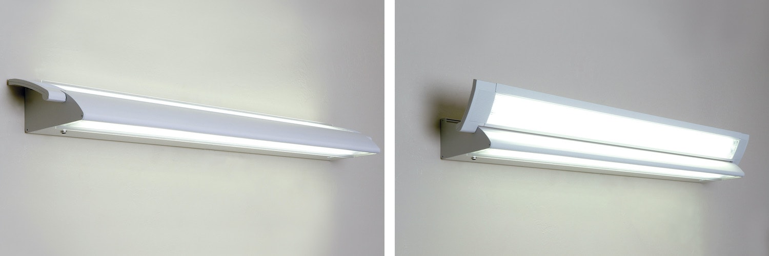 Clarity LED Overbed Light Headwall Fixture Modular Services Company