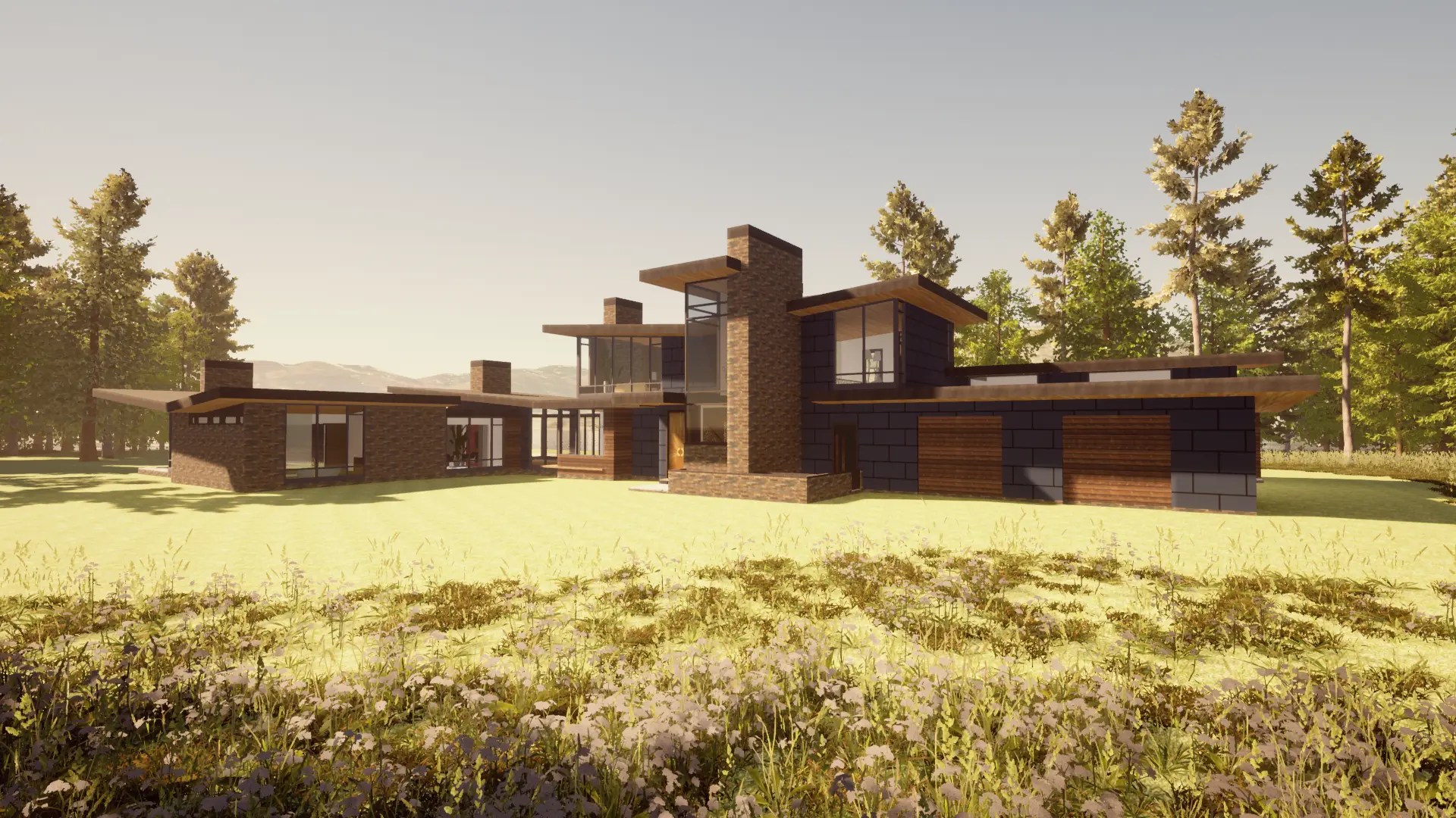 Sandpoint Waterfront Estate Mod Waters Home Builders