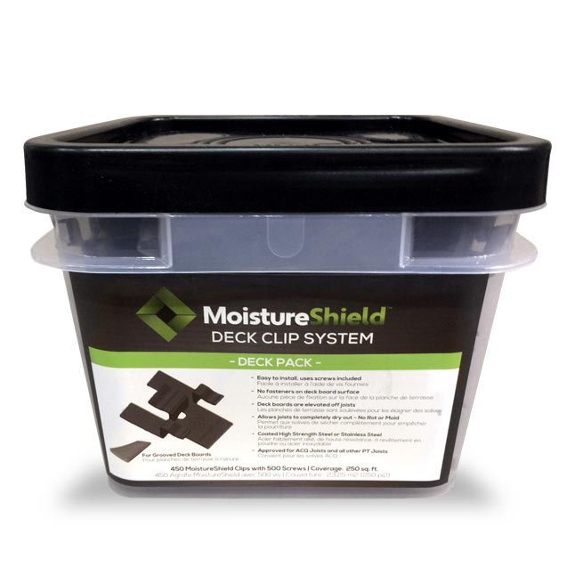 MoistureShield Deck Clips & Hidden Deck Fasteners