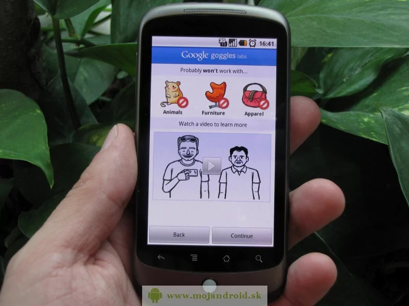 Google Goggles vyhľadáva cez obrázky MojAndroid.sk