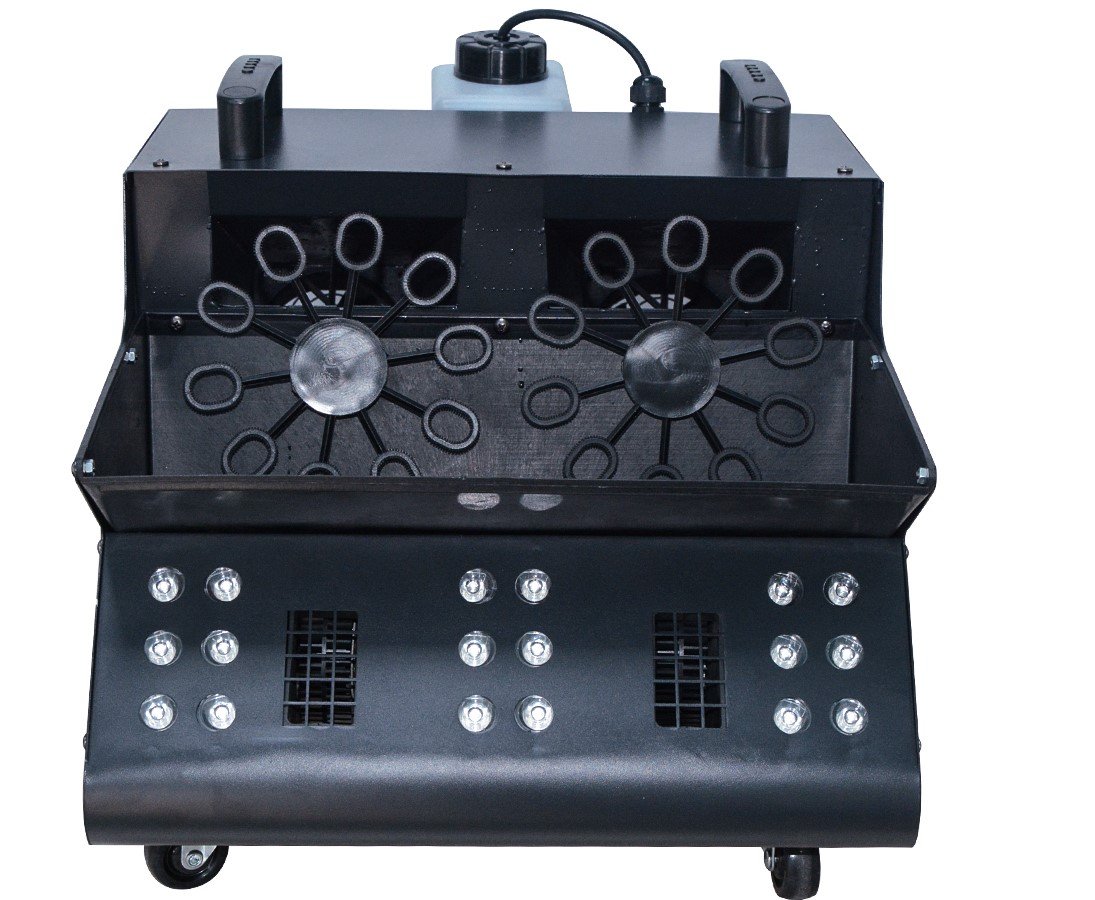 MKB09 Double Fan LED Bubble Fog Machine Moka