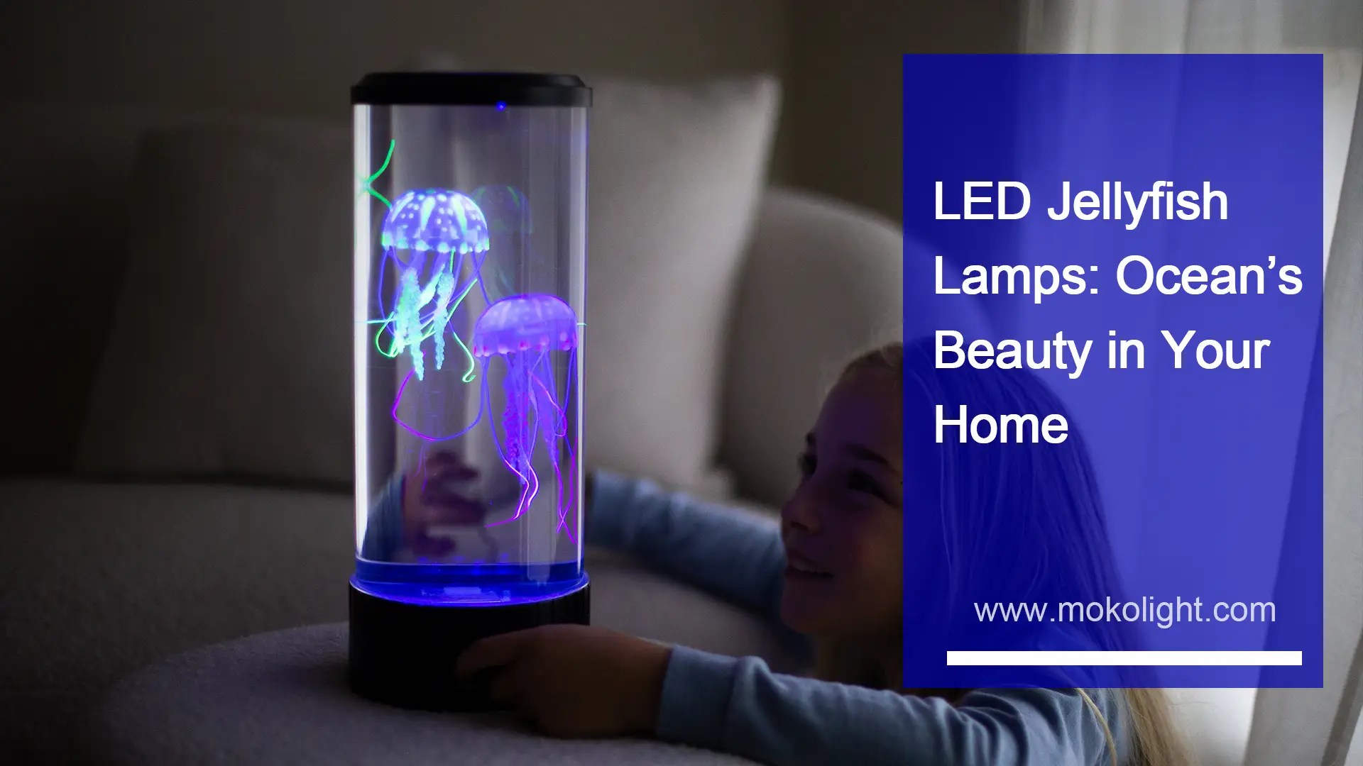 LED Jellyfish Lamps Ocean’s Beauty in Your Home mokolight