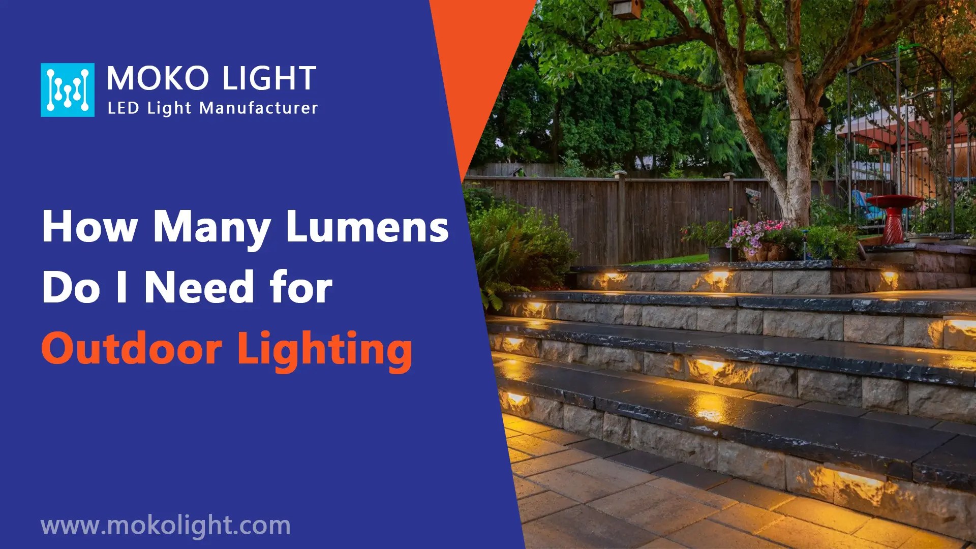 How Many Lumens Do I Need for Outdoor Lighting? MOKOLight