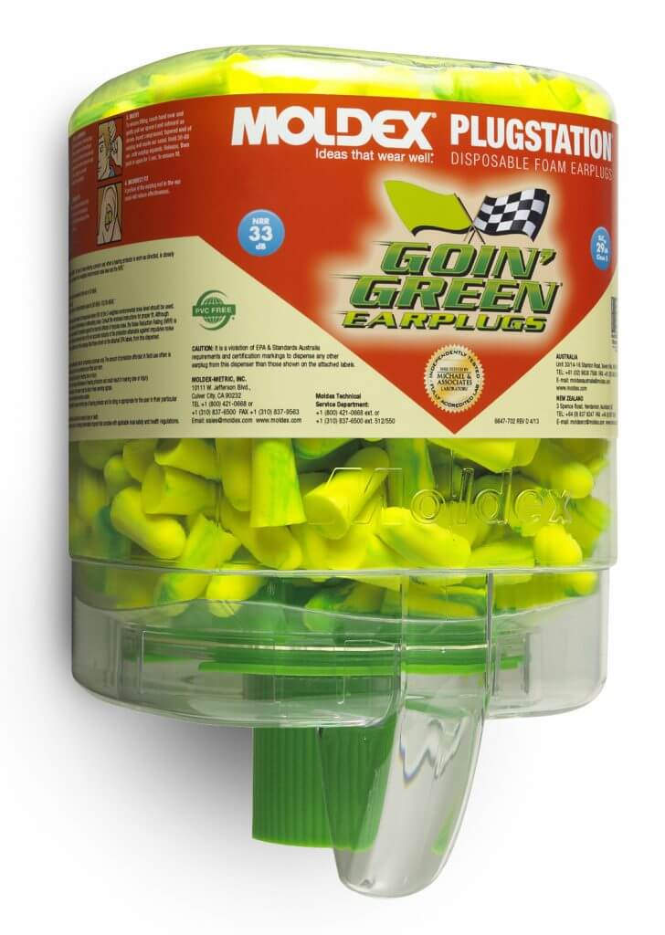 Goin’ Green® Foam Earplugs NRR 33 Hearing Protection Moldex