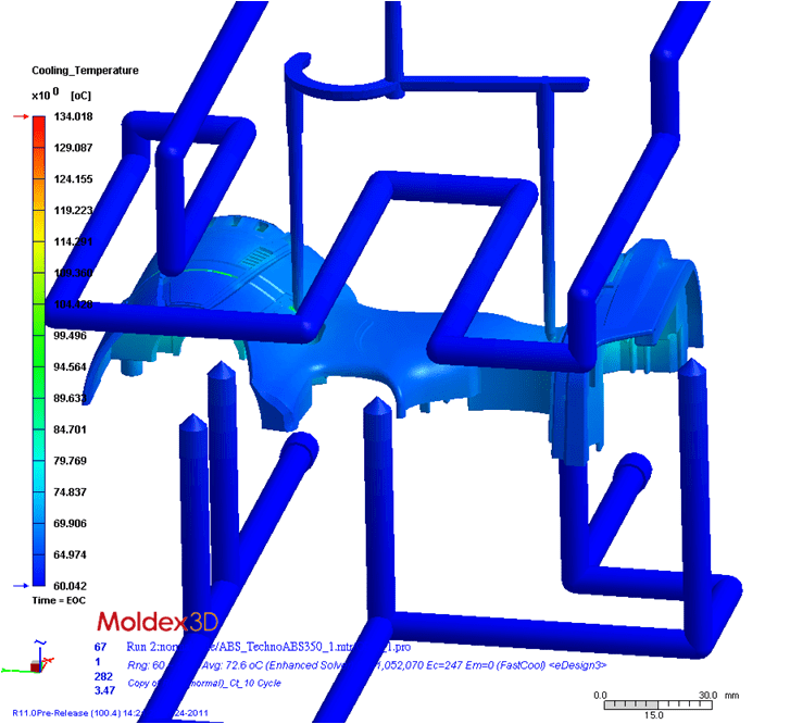 Maximizing Cooling Effects with Moldex3D Conformal Cooling Solution