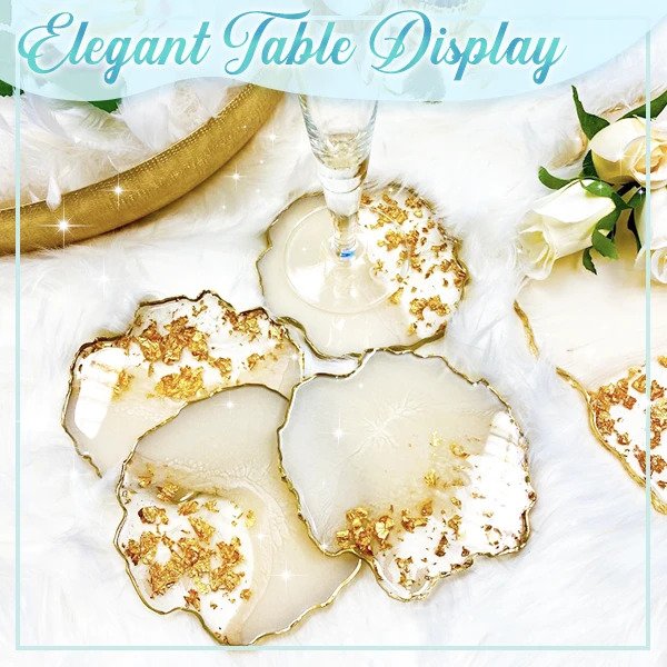 Resin Coaster Kit Crystal Resin Coaster DIY Kit MOLOOCO Shop