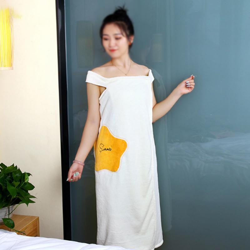 Women Quick Dry Wearable Microfiber plush Bathrobes Molooco Shop