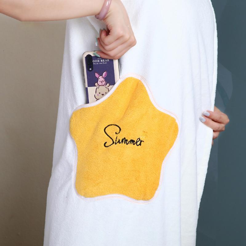 Women Quick Dry Wearable Microfiber plush Bathrobes Molooco Shop