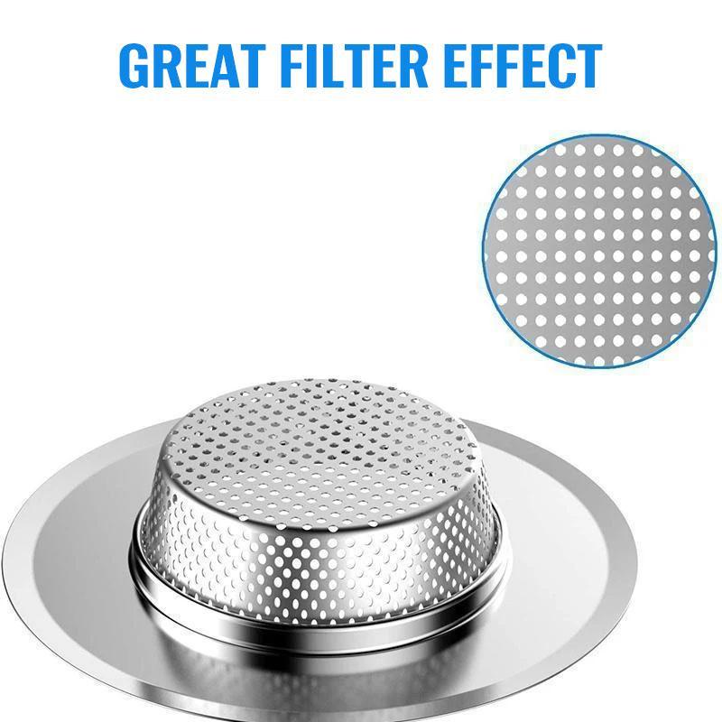 Kitchen Stainless Steel Sink Filters (3 Pieces) Online Molooco Shop
