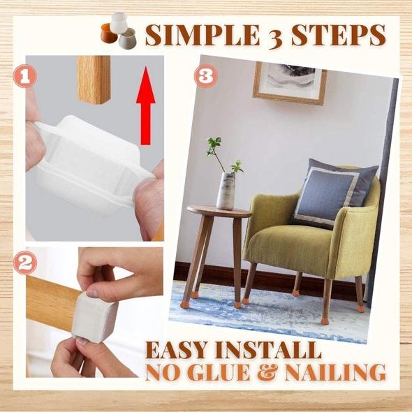 Chair Table Legs Felt Protective Covers Not sold in stores MOLOOCO