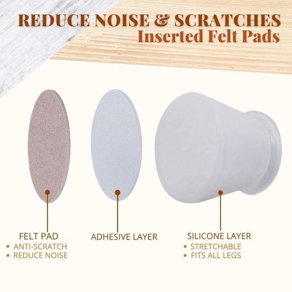 Chair Table Legs Felt Protective Covers Not sold in stores MOLOOCO