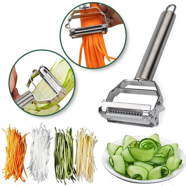 Stainless Steel Multifunction Vegetable Peeler Best 2022 MOLOOCO