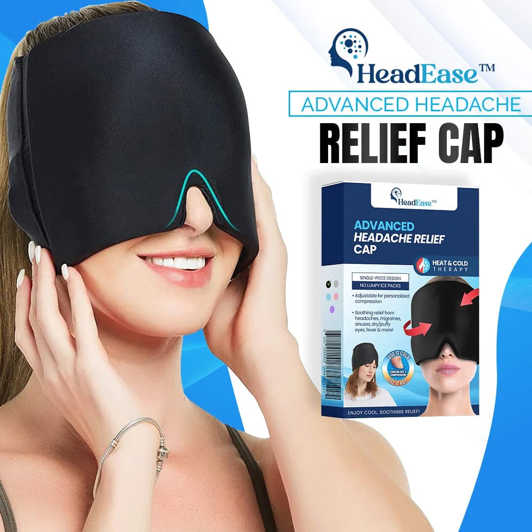 HeadEase™ Advanced Headache Relief Cap Buy Today Get 55 Discount