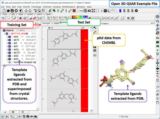ICM User's Guide 3D QSAR Tutorial